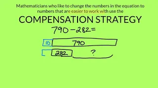 Subtraction Strategies - Compensation Strategy