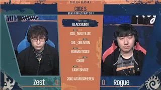 [2021 GSL S3] RO.4 Match1 Zest vs Rogue