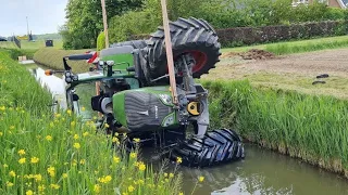 Everyone Should See This Video-Professionals on Tractors Mega Difficult Working Condition John Deere