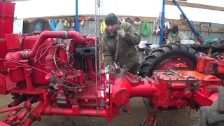 привезли трактор Т 25/разбираем и дефектуем КПП/tractor T 25/we disassemble and defect the gearbox