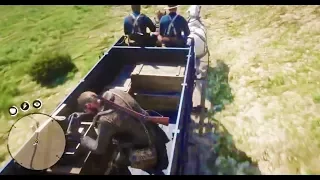 Stealth Stealing From Wagon in RDR 2 | Funny Fails & Glitches | RDO