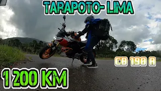 E.P 1 Viaje en moto Trapoto - Lima 1200km CB190 R - El comienzo