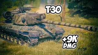 T30 - 5 Frags 9K Damage - The best tier 9 TD! - World Of Tanks