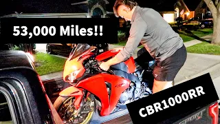 Buying, Fixing, and Riding a Honda Cbr1000RR with 53,000 Miles