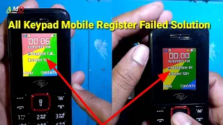 itel mobile registere failed Keypad Phone Sim Registered Failed Problem China Mobile Register failed