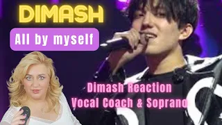 DIMASH | INCREDIBLE FINAL CADENCE!| All by Myself | Dimash Reaction | Reaction and Analysis