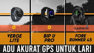 Adu Akurat Amazfit Verge Lite Vs Amazfit Bip U Pro Vs Garmin FR 45