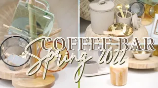 DECORATE WITH ME | SPRING COFFEE BAR 2022 | DIY COFFEE STATION | SPRING DECOR