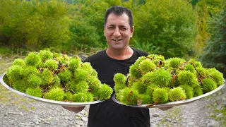 CHESTNUT DISH WITH LAMB MEAT | LAMB-AND-CHESTNUT STEW | WILDERNESS COOKING DISHES RECIPES