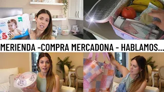 COMPRA MERCADONA , LA MERIENDA +HABLAMOS¡¡¡ //FAMILIABOMBONASO