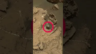Mars Curiosity  ( sol 1505 ) strange image on Mars surface #Shorts
