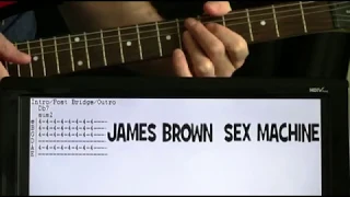 James Brown Sex Machine Guitar Chords Lesson & Tab Tutorial
