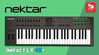 Недорогая MIDI-клавиатура Nektar Impact LX 49+