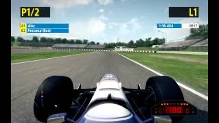 F1 2013: Williams FW18 (1996) Suzuka Time Trial Onboard (no assists)