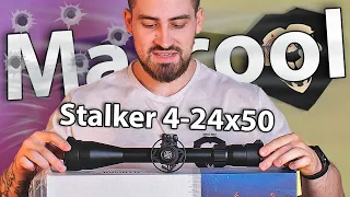 Оптический прицел Marcool Stalker 4-24x50 SFIR FFP (30 мм, Weaver) видео обзор