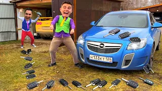 Mr. Joe & Mr. Joker Found Car Keys to Camaro on Opel Kids Video