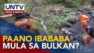 Labi ng 4 sakay ng bumagsak na Cessna plane, sisikaping agad maibaba mula sa Mt. Mayon