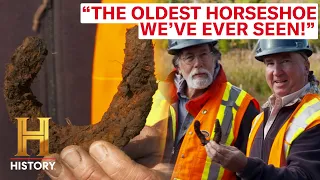 The Curse of Oak Island: 600-YEAR-OLD Horseshoe Found on the Island (Season 10)