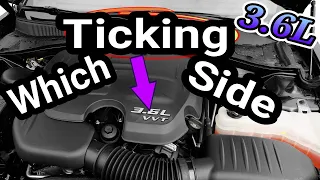 Pentastar V6 problems. How to find ROCKER ARM NOISE (which side) 3.6 engine ticking noise.