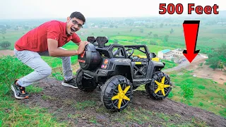 Dropping RC Monster Car From Mountain | गाडी को पहाड़ से गिराया | Will It Survive?