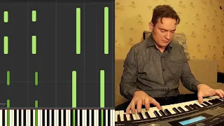 Requiem For A Dream piano tutorial easy (Реквием по мечте на синтезаторе)