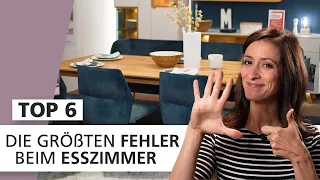 Esszimmer - das sind die 6 größten FEHLER beim Einrichten 🖐👍| INTERIYEAH!