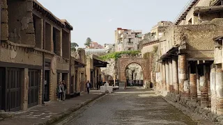 February 28th 2024 Herculaneum, Ancient City buried by Vesuvius, Italy