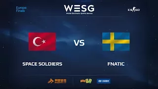 Space Soldiers vs fnatic, map 1 mirage, WESG 2017 CS:GO European Qualifier Finals