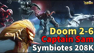 208K Team! Captain America (Sam) Doom 2-6 Campaign Unlock Guide | Marvel Strike Force - Free to Play