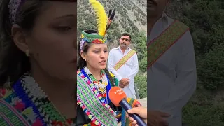 Exploring the Unique Costumes of Kalash Women at Chilam Joshi Festival"