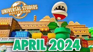 Universal Studios Hollywood - April 2024 Walkthrough [4K POV]