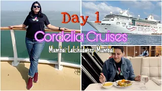 Day 1 on Cordelia Cruise| Mumbai to Lakshadweep| #cordelia  #cordeliacruise #lakshadweep #viral