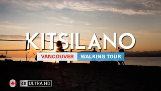🇨🇦 [4K] Burrard Street Bridge & Kitsilano | Vancouver Walking Tour | British Columbia, Canada