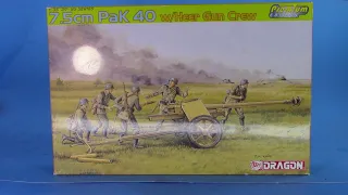 Dragon 75mm Pak40 w Crew Post Build Review