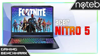 Acer Nitro 5 (2021) - Fortnite Gameplay Test (Ryzen 9 5800HX, RTX 3080)
