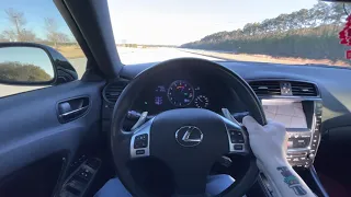 Lexus ISF 55-165 mph