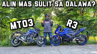 Yamaha MT03 VS R3 Alin Ang Mas Sulit?