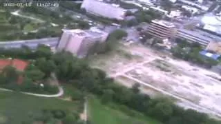 Aerial footage of Politehnica Bucharest