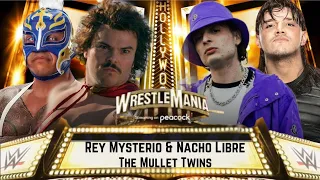 WWE 2K23 - Rey Mysterio & Peso Pluma Vs The Mullet Twins
