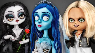 Popular Villains || Corpse Bride, Morticia Addams And Tiffany Valentine Dolls