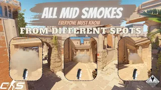 CS2 ANUBIS - EVERY MID Smokes Everyone MUST KNOW!