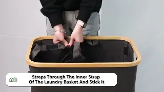 How to Assemble Bathola Extra Large Laundry Hamper with Lid