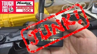 (312) Master Lock 528 Dimple Gun Lock (JUNK!)