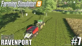 SILAGE BALES| Ravenport | Timelapse #7 | Farming Simulator 19