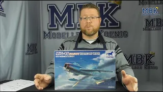 MBK unboxing #392 - 1:48 MiG-15 Fagot - Korean War (Bronco FB4014)