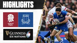 HIGHLIGHTS |🏴󠁧󠁢󠁥󠁮󠁧󠁿 England v Italy 🇮🇹 | 2023 Guinness Six Nations