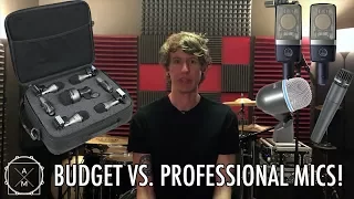 Budget vs. Pro Drum Microphones!