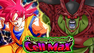 EZA STR GOD GOKU VS CELL MAX BOSS EVENT (DBZ: DOKKAN BATTLE)