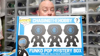 Cracking a CHASING THE HOBBY $125 Autographed Funko Pop Mystery Box