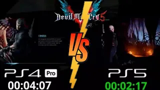 PS4 VS PS5: Insane Load Time Comparison (Devil May Cry 5)